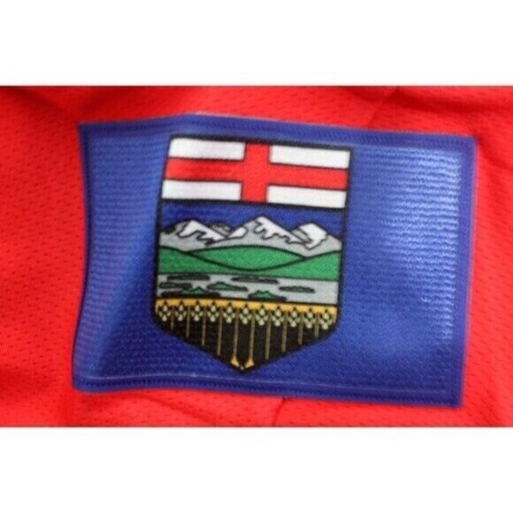 Calgary Flames Mens Fanatics Jersey NHL Breakaway Hockey Licensed Red Sz XL - Picture 11 of 16